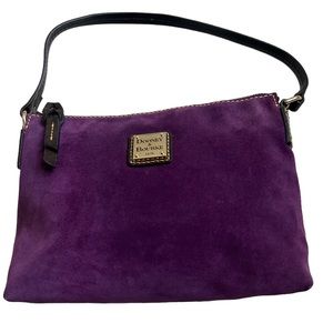 Dooney & Bourke Purple Suede Small Handbag